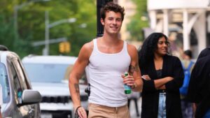 NEW YORK, NEW YORK - MAY 24: Shawn Mendes is seen on May 24, 2023 in New York City.