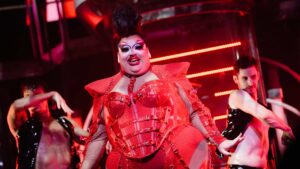 LOS ANGELES, CALIFORNIA - JULY 16: Mistress Isabelle Brooks performs during Werq the World: RuPaul's Drag Race World Tour at Peacock Theater on July 16, 2023 in Los Angeles, California.