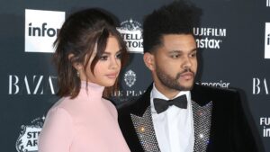 Singers Selena Gomez and The Weeknd attend the 2017 Harper's Bazaar Icons at The Plaza Hotel on September 8, 2017 in New York City.