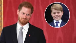 Prince Harry, Duke of Sussex, the Patron of the Rugby Football League hosts the Rugby League World Cup 2021 draws at Buckingham Palace on January 16, 2020 in London, England. alongside Prince George of Cambridge on the balcony of Buckingham Palace during the Platinum Jubilee Pageant on June 05, 2022 in London, England.