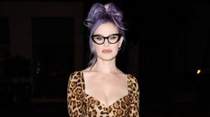 Kelly Osbourne is seen arriving to Drake's restaurant on August 29, 2023 in Los Angeles, California.