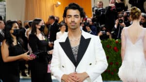 Joe Jonas attends The 2022 Met Gala Celebrating "In America: An Anthology of Fashion" at The Metropolitan Museum of Art on May 02, 2022 in New York City.