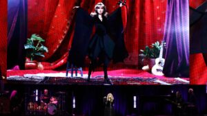 NEW YORK, NEW YORK - OCTOBER 01: Stevie Nicks performs during at Madison Square Garden on October 01, 2023 in New York City.