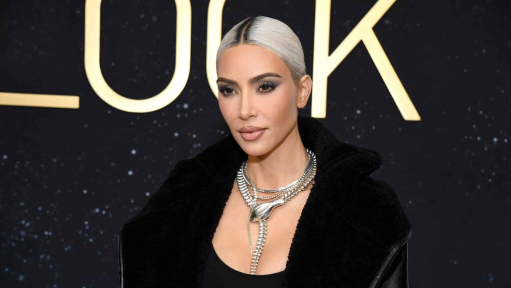  Kim Kardashian attends as Tiffany & Co. celebrates the launch of the Lock Collection at Sunset Tower Hotel on October 26, 2022 in Los Angeles, California.