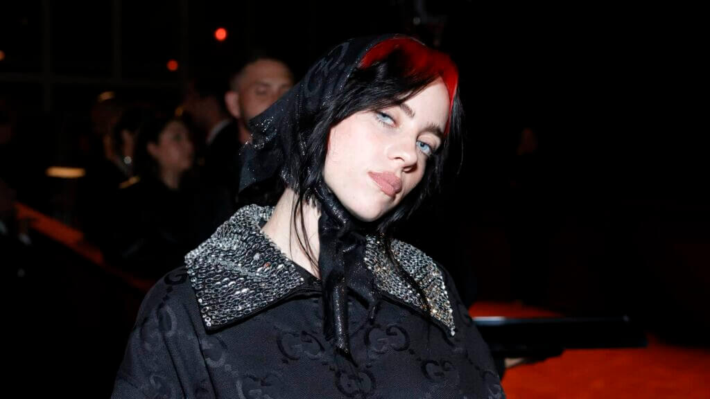 LOS ANGELES, CALIFORNIA - NOVEMBER 04: Billie Eilish, wearing Gucci, attends the 2023 LACMA Art+Film Gala, Presented By Gucci at Los Angeles County Museum of Art on November 04, 2023 in Los Angeles, California.