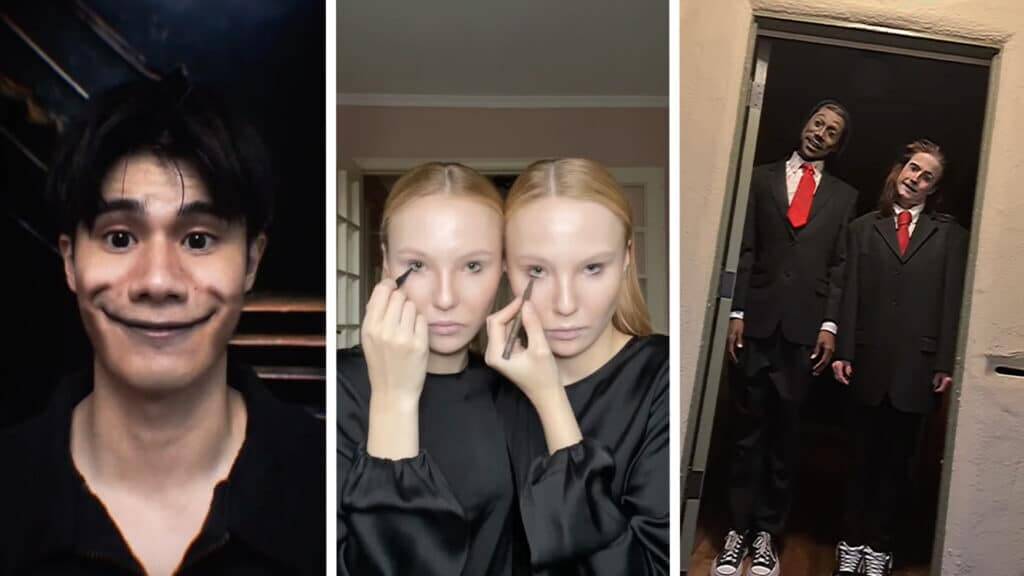 TikTokers use makeup and VFX to create creepy looks in the Uncanny Valley Trend.