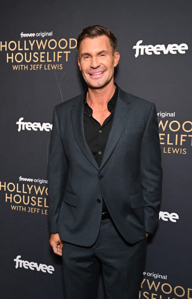 Jeff Lewis attends the Los Angeles premiere of Season Two of Amazon Freevee's "Hollywood Houselift With Jeff Lewis" at Sunset Tower Hotel on December 06, 2023 in Los Angeles, California. 