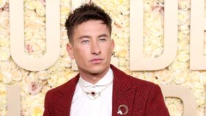 Barry Keoghan attends the 81st Annual Golden Globe Awards at The Beverly Hilton on January 07, 2024 in Beverly Hills, California.