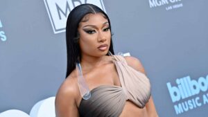 Megan Thee Stallion attends the 2022 Billboard Music Awards at MGM Grand Garden Arena on May 15, 2022 in Las Vegas, Nevada.