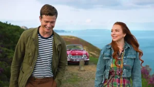 Ed Speleers and Lindsay Lohan in "Irish Wish".
