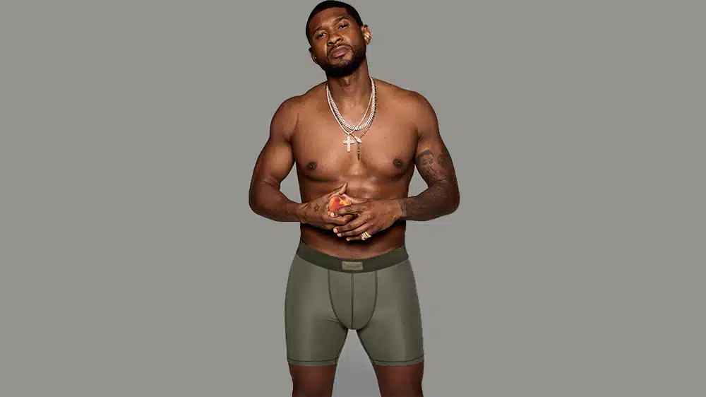 Usher poses for the latest Skims campaign.