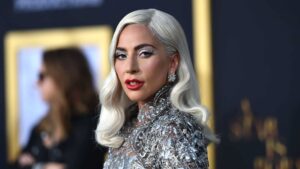 Lady Gaga arrives at the Premiere Of Warner Bros. Pictures' 'A Star Is Born' at The Shrine Auditorium on September 24, 2018 in Los Angeles, California.