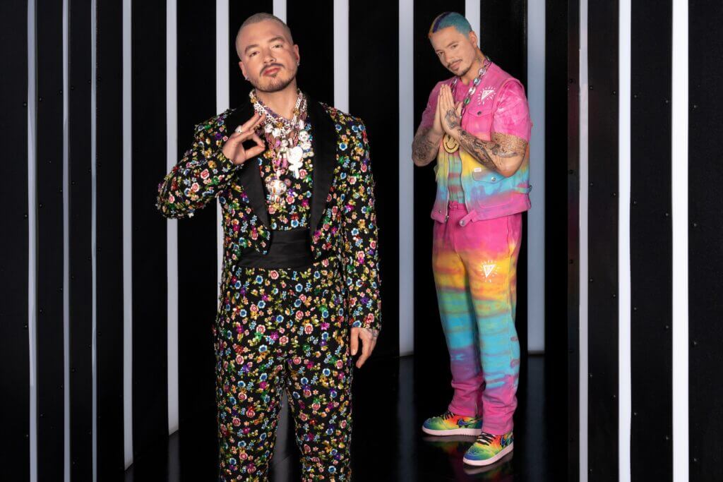 J Balvin wax figures at Madame Tussauds.