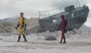 Hugh Jackman and Ryan Reynolds in Deadpool & Wolverine.