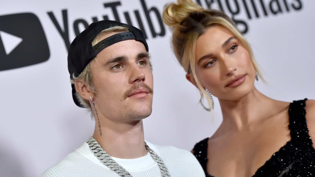 Justin Bieber and Hailey Bieber attend the Premiere of YouTube Original's "Justin Bieber: Seasons" at Regency Bruin Theatre on January 27, 2020 in Los Angeles, California.