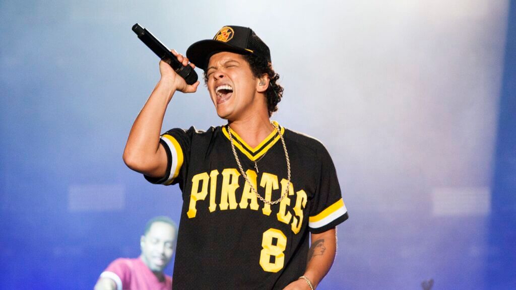 Bruno Mars performs live at the 2018 Bottlerock Napa Valley Expo in Napa