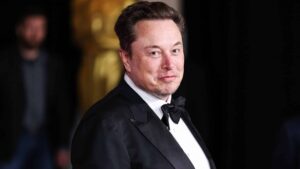 Elon Musk attends the 10th Annual Breakthrough Prize Ceremony held at the Academy Museum of Motion Pictures on April 13, 2024 in Los Angeles, California, United States.