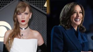 Kamala Harris and Taylor Swift