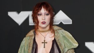 Chappell Roan arrives on the red carpet at the 2024 MTV Video Music Awards "VMA's" at the UBS Arena in Elmont, New York on Wednesday, September 11, 2024.