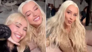 Sabrina Carpenter and Christina Aguilera