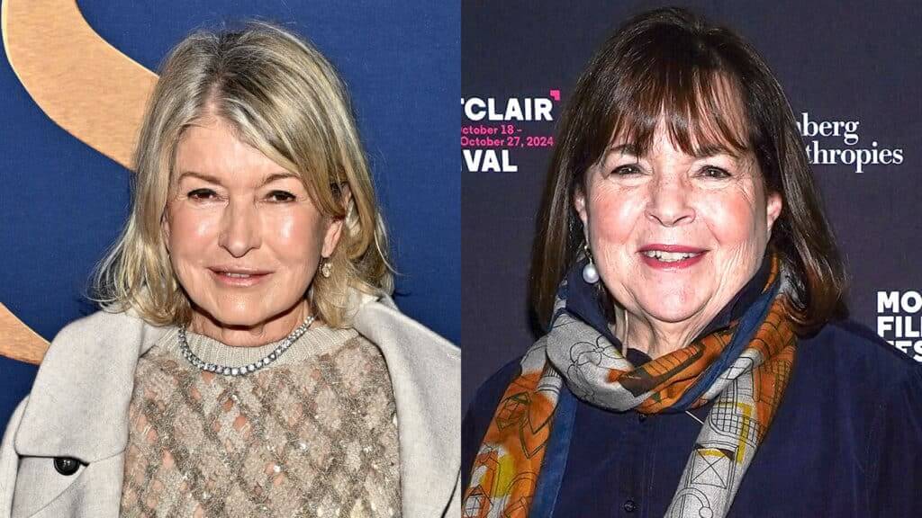 Martha Stewart and Ina Garten.