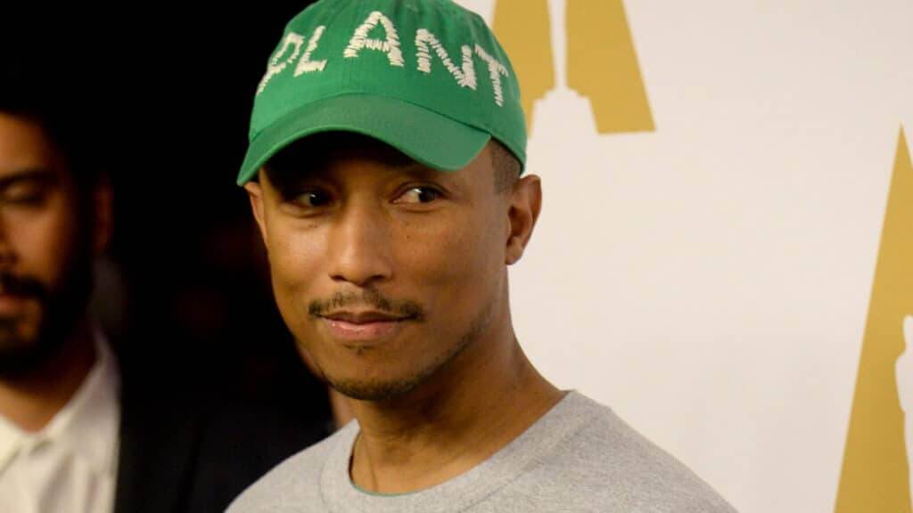 Producer Pharell Williams attends the 89th annual Academy Awards Oscar nominees luncheon at the Beverly Hilton Hotel in Beverly Hills, California on February 6, 2017.