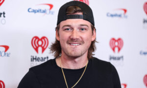 Morgan Wallen poses in the press room at the 2022 iHeartRadio Music Festival - Night 1 held at the T-Mobile Arena on September 23, 2022 in Las Vegas, Nevada, United States.