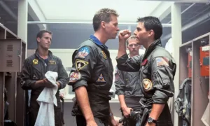 Tom Cruise and Val Kilmer