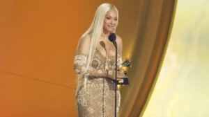 US singer Beyonce accepts the Grammy for Best Country Album during the 67th annual Grammy Awards ceremony at Crypto.com Arena in Los Angeles, California, USA, 02 February 2025. Photo: Caroline Brehman/Shutterstock