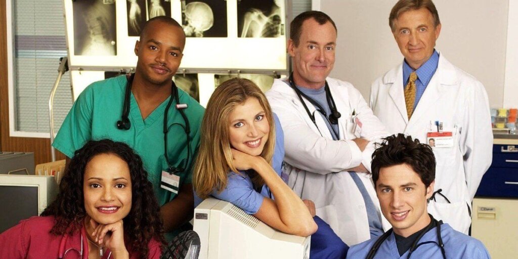 The Scrubs revival is official—Zach Braff, Sarah Chalke, and Donald Faison reunite for a new chapter at Sacred Heart Hospital on ABC.
