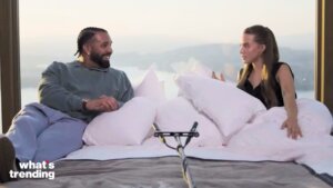 Drake and Bobbi Althoff reunite in bed for a new podcast, addressing their fallout, rumors, and sparking buzz with playful, viral-worthy moments.