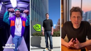 Sora2 videos featuring OpenAI CEO Sam Altman, in AI created images